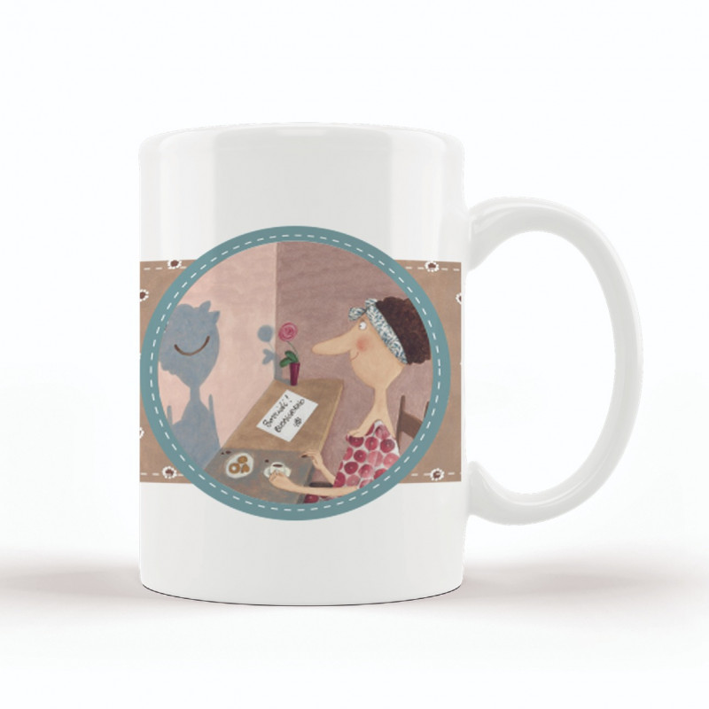 Tazza "Sorridi! Buongiorno!" - Le Nasute Tazza "Sorridi! Buongiorno!" - Le Nasute