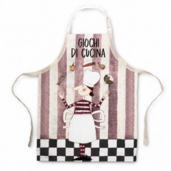Grembiule da cucina Le Nasute "Giochi di cucina"