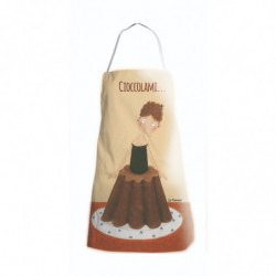 Grembiule da cucina Le Nasute "Cioccolami!" (Budino)