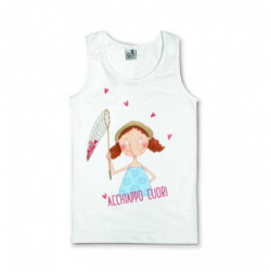 Canotta KID'S Taglia S "Acchiappa Cuori" Le Nasute