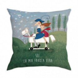 Cuscino imbottito Le Nasute "sei... la mia favola vera"