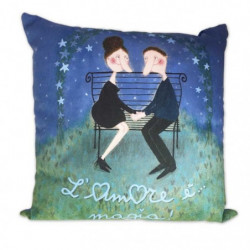 Cuscino imbottito Le Nasute "l'amore è magia!"